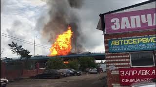 Взрыв и пожар на ТЭЦ Мытищи 11.07.2019. Срочная Новость!!!