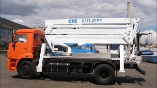 Автовышка АГП-29РТ  на шасси КамАЗ-43253