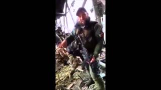 Война видео Украина Донбасс  2015  РЕДКИЕ кадры Кадыровцы против киборгов в аэропорту Донецка 17 01