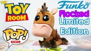 Toy Story LIMITED EDITION FLOCKED Bullseye Funko Pop Review