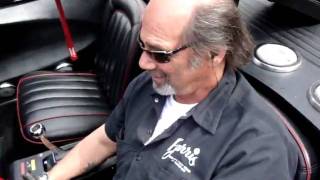 Ton Woods, Barris Kustom, shows off the 1966 TV Batmobile