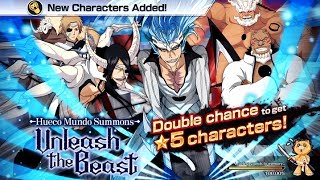 Bleach Brave Souls - Unleash The Beast Summons (Grimmjow, Nnoitora, Yammy)