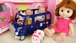 Baby Doli and picnic car house toys baby doll play