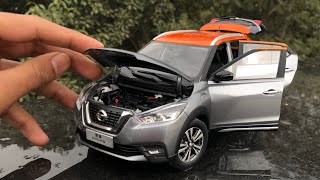 Diecast Unboxing-2018 Nissan Kicks (grey) 1/18 by Paudi Models Nissan Merchandise India