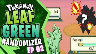 A WILD LEGENDARY APPEARED! CAN WE CATCH IT? | Pokemon Leaf Green Randomizer Episode 02