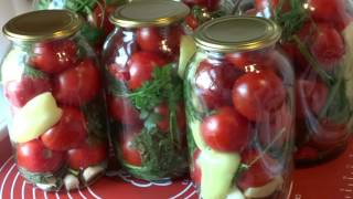 Маринованные Помидоры на Зиму.СУПЕРВКУСНЫЙ маринад. Рецепт/Marinated tomatoes