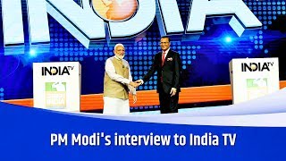 PM Modi's interview to India TV