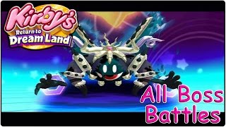 Kirby's Return to Dreamland All Bosses