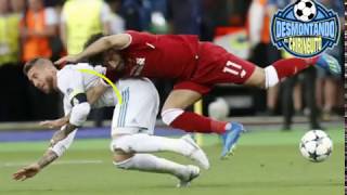 Ramos lesiona a Salah y agrede a Karius. Ganar por lo civil o por lo criminal. Champions 26/05/2018