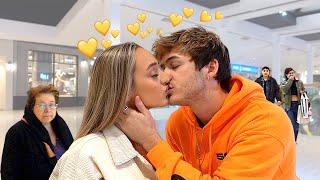 I CAN’T STOP KISSING YOU PRANK ON GIRLFRIEND! *IN PUBLIC*
