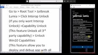 How to do Interop Unlock, Jailbreak Windows Phone