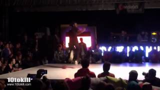SDK 2012 - HIP HOP Male - Quarter Final - Franky Dee (Germany) Vs  Young Steph (Swiss)
