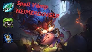 #1 Funny Build - Heimerdinger Spell Vamp OP