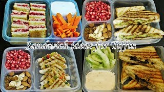 4 Simple Sandwich Recipes for Toddler and Kids | Sandwich box | MadhurasRecipe