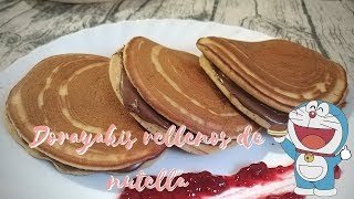 Dorayakis rellenos // Pastelitos Japoneses