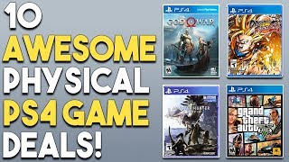10 AWESOME PS4 Physical Game Deals RIGHT NOW!