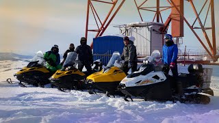 Январские ПОКАТУШКИ на четырех СНЕГОХОДАХ