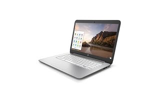 HP Chromebook 14 HD QuadCore 16GB Laptop with Webcam