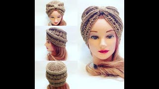 Чалма летняя крючком crochet turban