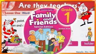 Trọn bộ Family and Friends 1 ?❤ Unit 7 - Are they teachers? | Tiếng anh lớp 1