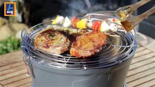 BBQ Holzkohlegrill mit elektrischer Belüftung - Produktinfo