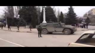 РУССКИЕ ВОЙСКА ЗАСНЯЛИ В КРЫМУ