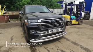 Меняем штатные сиденья в Land Cruiser 200 на BMW G-серии.