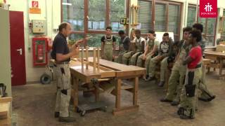 Schreiner-Ausbildung für Flüchtlinge