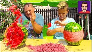 АРБУЗ ЧЕЛЛЕНДЖ // ЛОПНИ АРБУЗ за 10 Минут !!! WATERMELON SMASH Challenge...!!!
