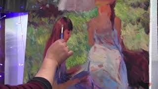 Художник Игорь Сахаров. Пленэр . Переславль