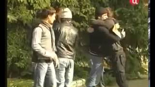 Русские избивают кавказцев, Жесть!!!