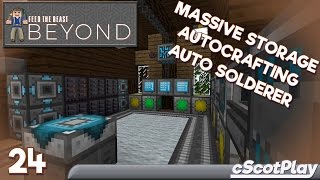 FTB Beyond w/ cScot – Ep 24 : Refined Storage - Autocrafting