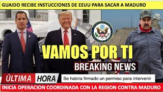 Guaido recibe instrucciones de EEUU para salida de Maduro