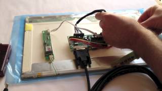 How to Connect Raspberry Pi to a Laptop LCD Panel via LVDS/LCD Controller Board
