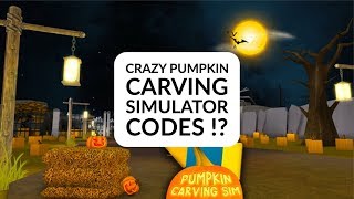CODES PUMPKIN CARVING SIMULATOR *WORKING* | ROBLOX PROMO CODES