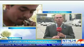 Mexicanos reaccionan ante debate para la legalización de la marihuana medicinal