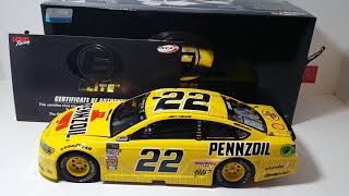 Diecast Review: Joey Logano 2018 Pennzoil Elite 1/24 Nascar Lionel