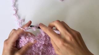 Вязание крючком из буклированной пряжи