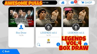 LEGENDS vol.4 BOX DRAW|PES 2018 MOBILE PACK OPENING