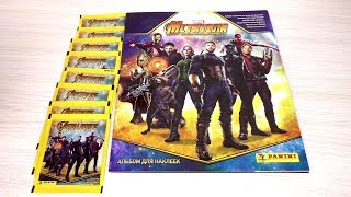 PANINI Мстители: Война бесконечности. Обзор альбома и первые наклейки