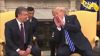 TRAMP SHAVKAT MIRZIYOYEVGA HAZIL QILDI