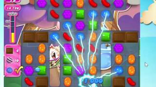 Candy Crush Saga Level 1749 with 12 moves left,  NO BOOSTERS!