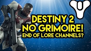 Destiny 2 End of Lore Channels? | Myelin Games