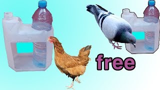@صديق الحيوان  Simple Water Feeder for birds