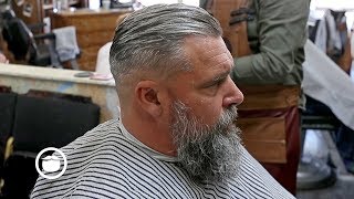Barber Gives the Perfect Classic Fade