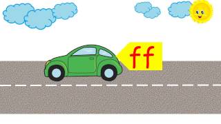 Phonics Phase Two Sounds Review with Cars