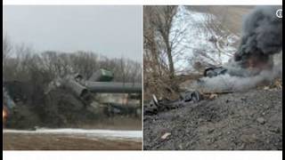 Train On Fire After Derailment In Attica  New York