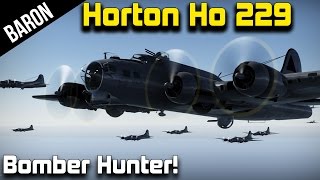 War Thunder - Horten Ho 229 vs Giant Bomber Formation! Slaughter!
