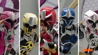 Power Rangers Super Ninja Steel - Game Plan - Megazord Fight | Episode 5