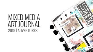 Mixed Media Art Journal 2019 | ScrapMedia Adventures